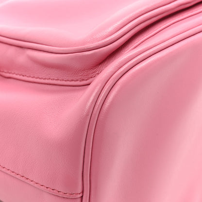 Prada Soft Calfskin Saffiano Mini Bucket Crossbody Bag Peonia 9 of 10