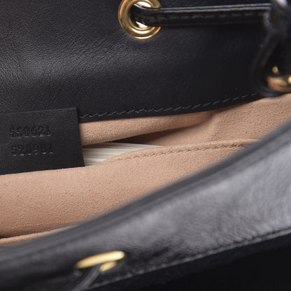 Gucci Suede Patent Web Small Ophidia Bucket Bag Black 7 of 10