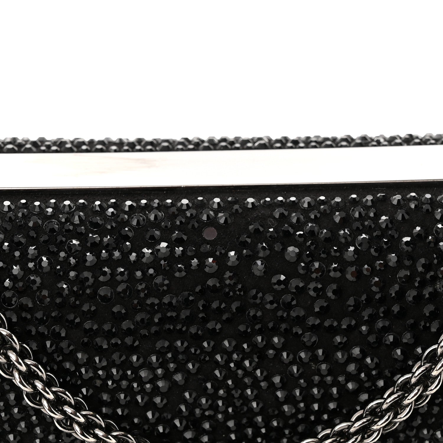 Valentino Garavani Crystal Encrusted Studs Va Va Voom Shoulder Bag Black 12 of 12