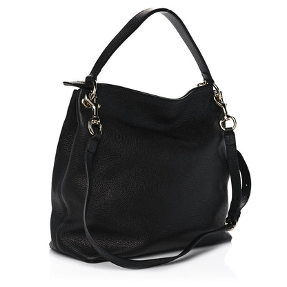 Gucci Pebbled Calfskin Large Soho Hobo Black 3 of 11