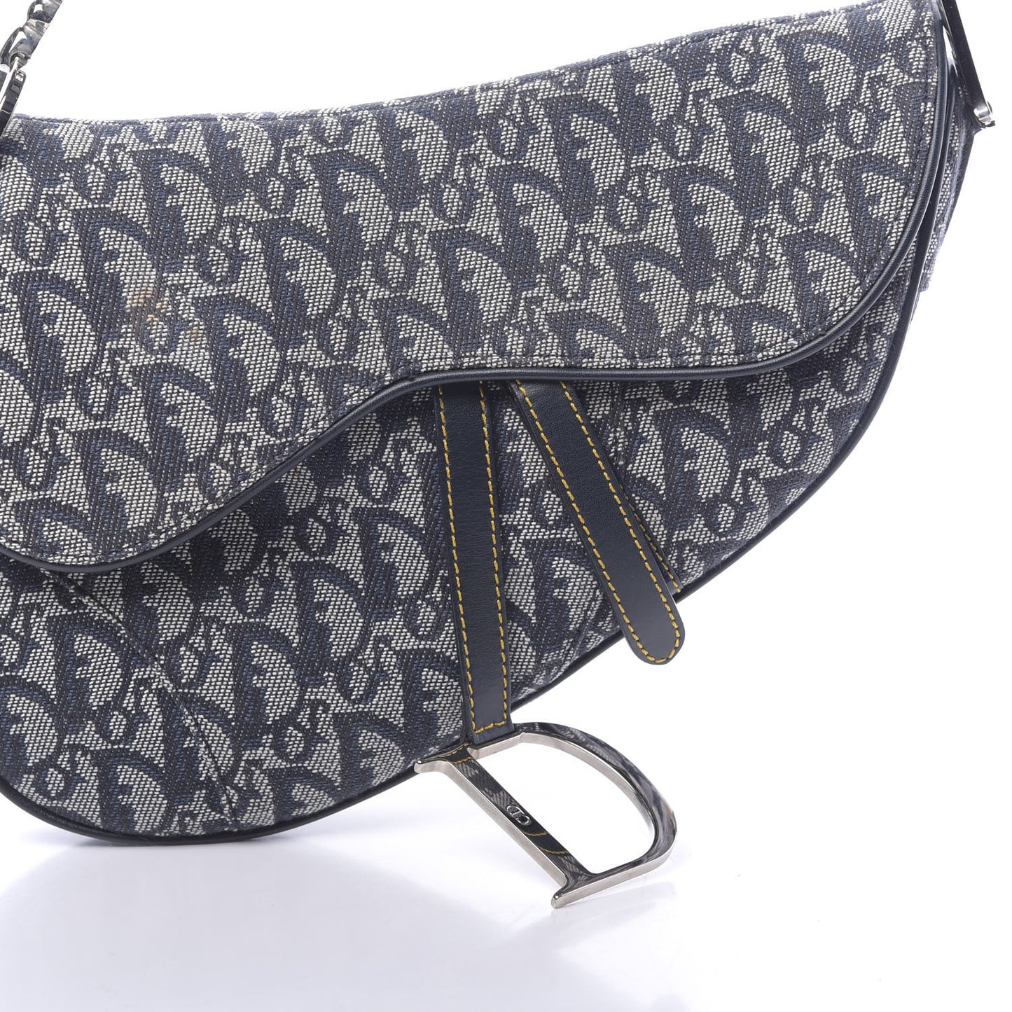 Monogram Saddle Bag Blue