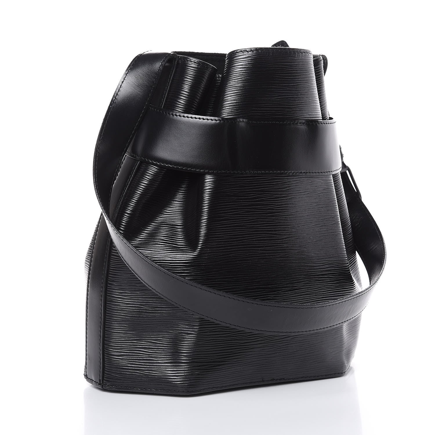 Louis Vuitton Epi Sac D'Epaule Black 3 of 12