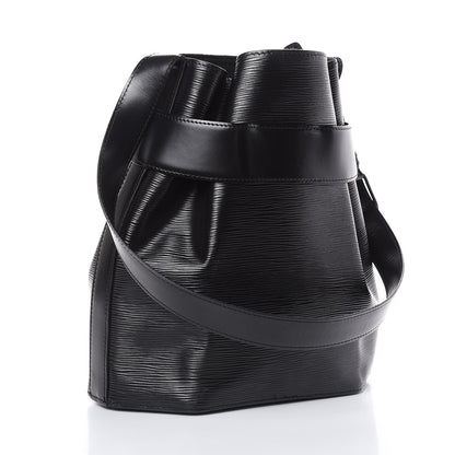 Louis Vuitton Epi Sac D'Epaule Black 3 of 12