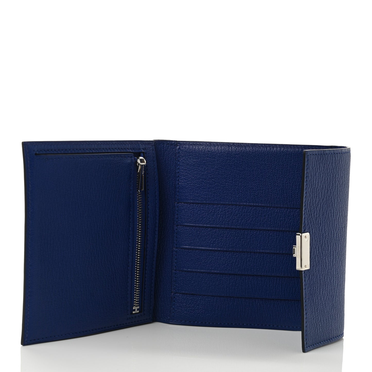 Chevre Mysore Clic 12 Wallet Bleu Electrique