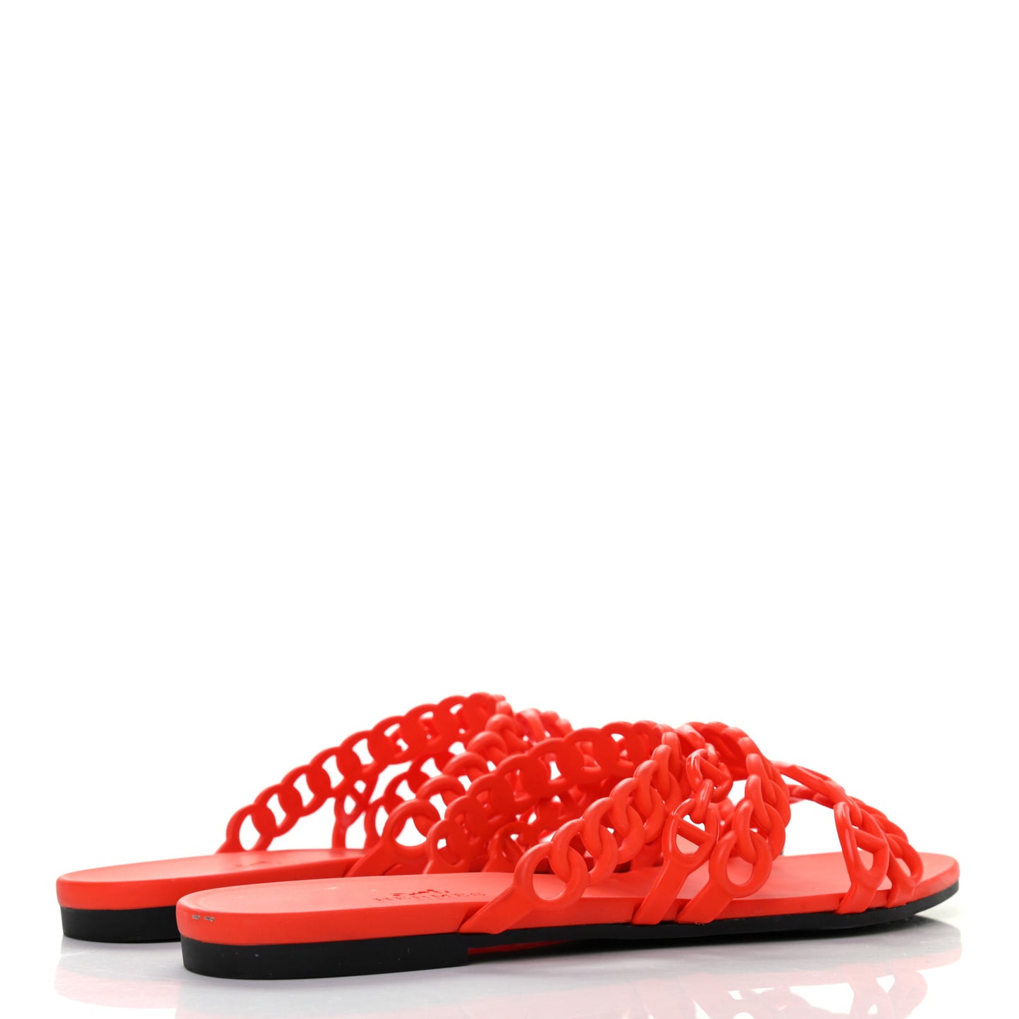 Rubber Chaine d'Ancre Nude Sandals 37 Pavot