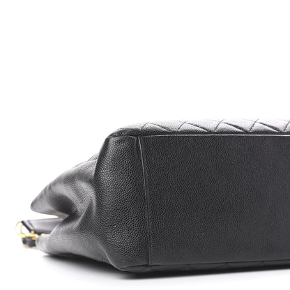Chanel Caviar Quilted Grand Shopping Tote GST Black 6 of 8