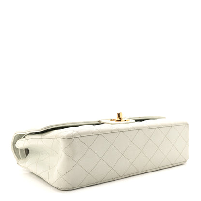 Chanel Caviar Quilted Medium Double Flap Light Blue 4 of 10