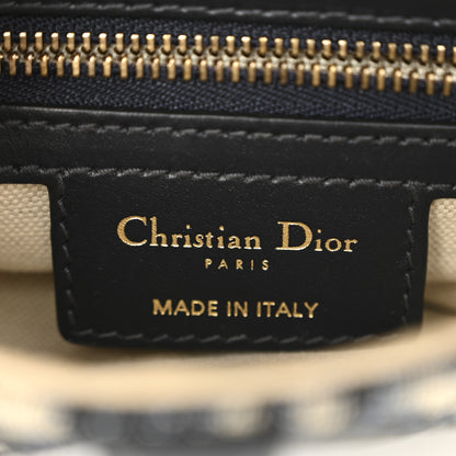 Christian Dior Oblique Saddle Bag Blue 6 of 11