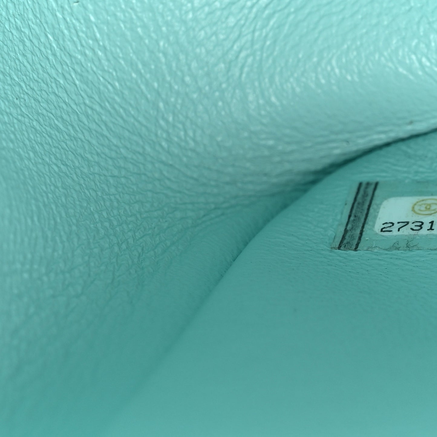 Caviar Quilted Jumbo Double Flap Light Blue