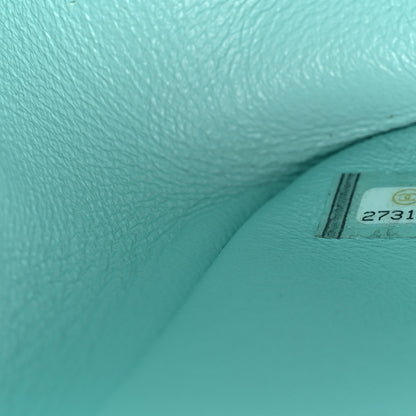 Chanel Caviar Quilted Jumbo Double Flap Light Blue 7 of 12