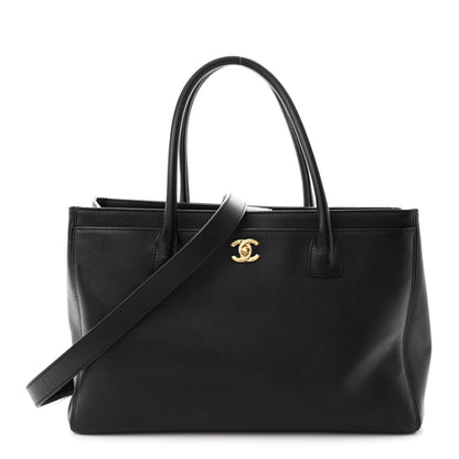 Chanel Calfskin Cerf Executive Shopper Tote Black 1 of 12