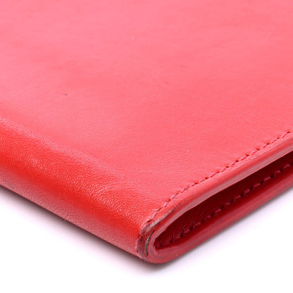 Celine Calfskin Half Zip Multifunction Coin Purse Red 5 of 6