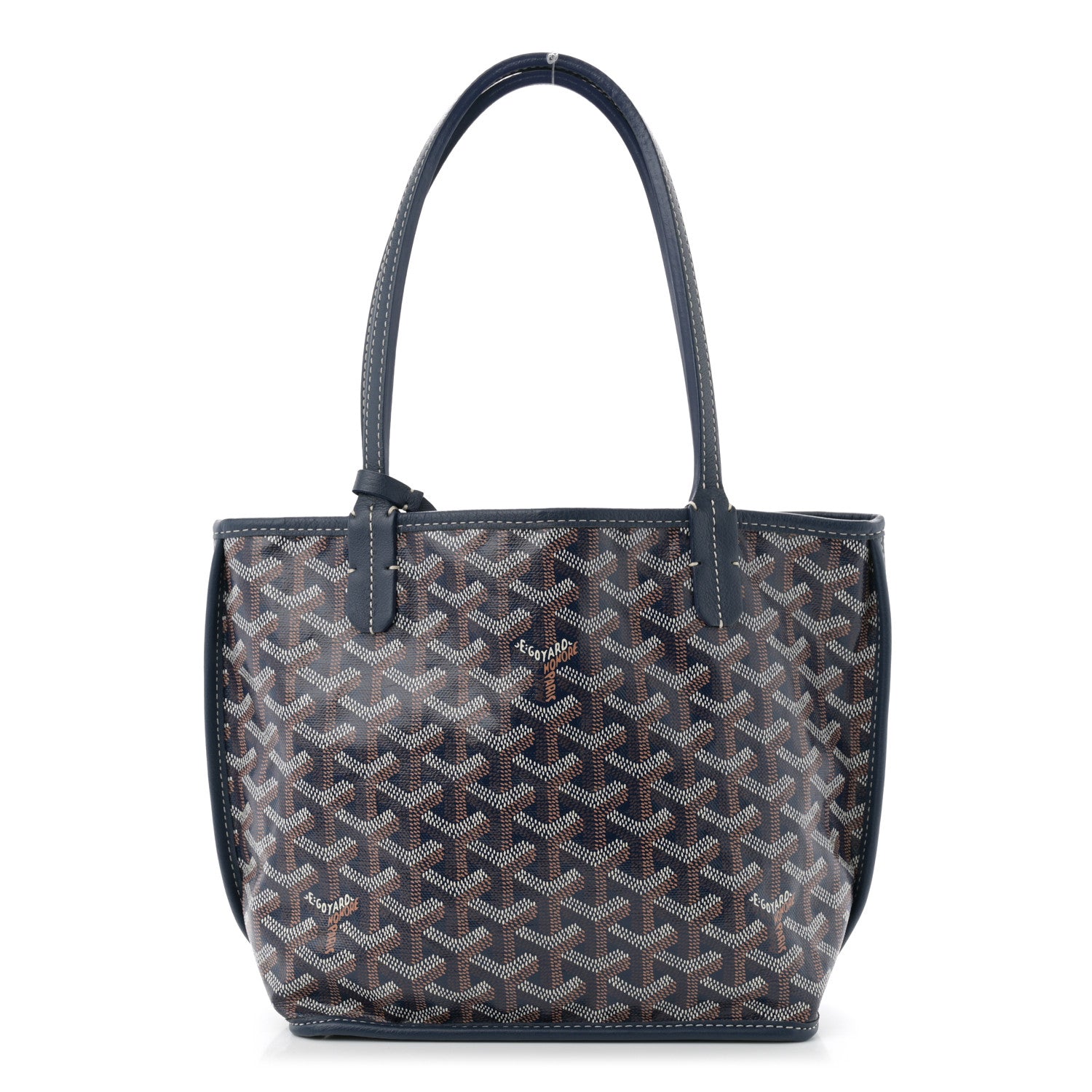Goyard Goyardine Reversible Mini Anjou Navy 1 of 13