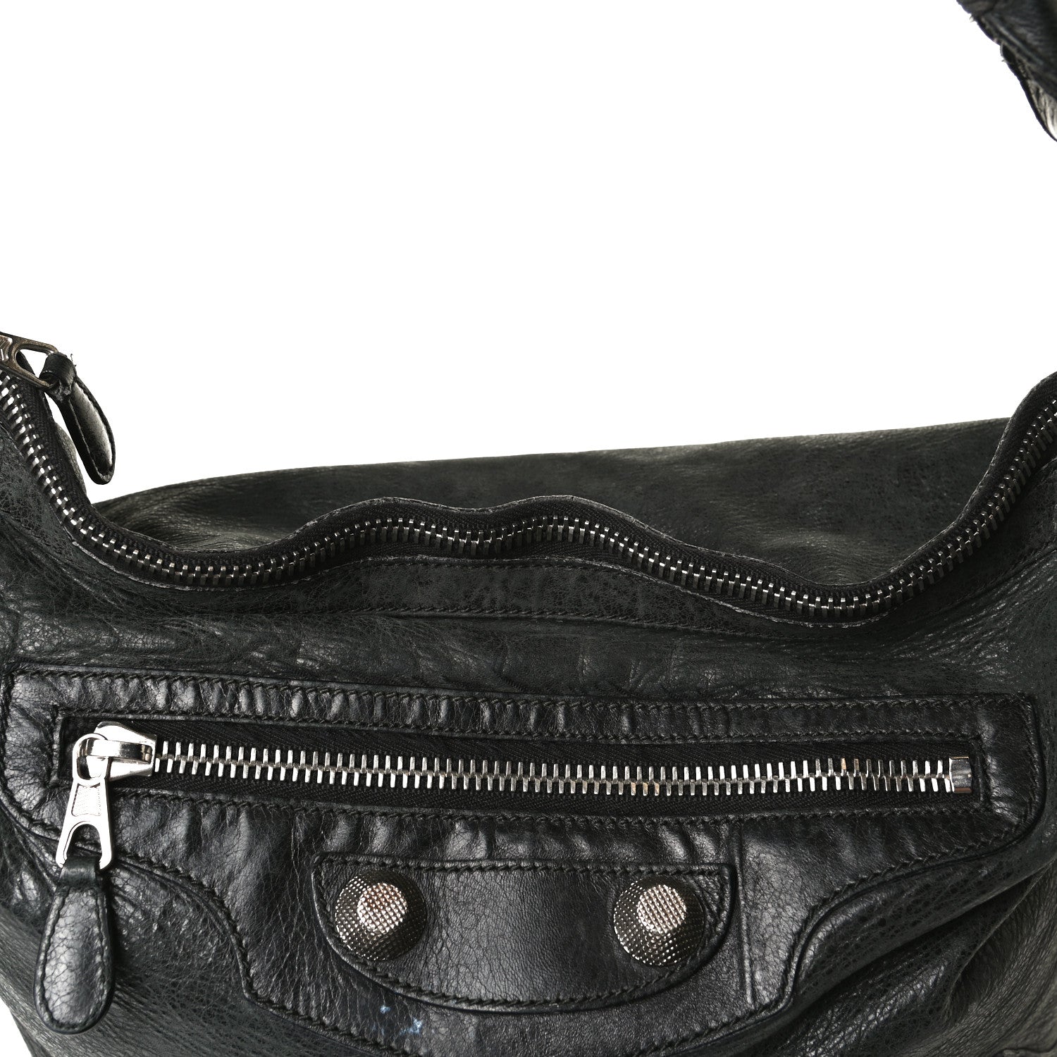 Balenciaga Chevre Giant 21 Silver Hardware Day Hobo Black 18 of 27