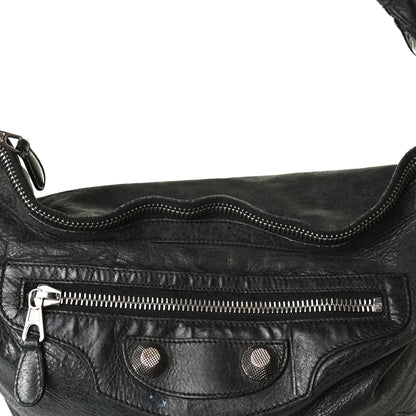 Balenciaga Chevre Giant 21 Silver Hardware Day Hobo Black 18 of 27