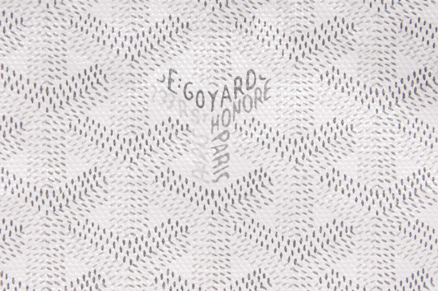 Goyardine Sac Hardy Pet Carrier PM White