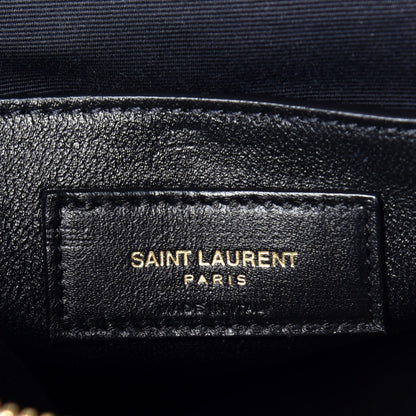 Saint Laurent Grain de Poudre Quilted 80's Vanity Bag Crema Soft 6 of 9