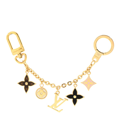 Louis Vuitton Monogram Spring Street Bag Charm Key Holder Gold 1 of 5