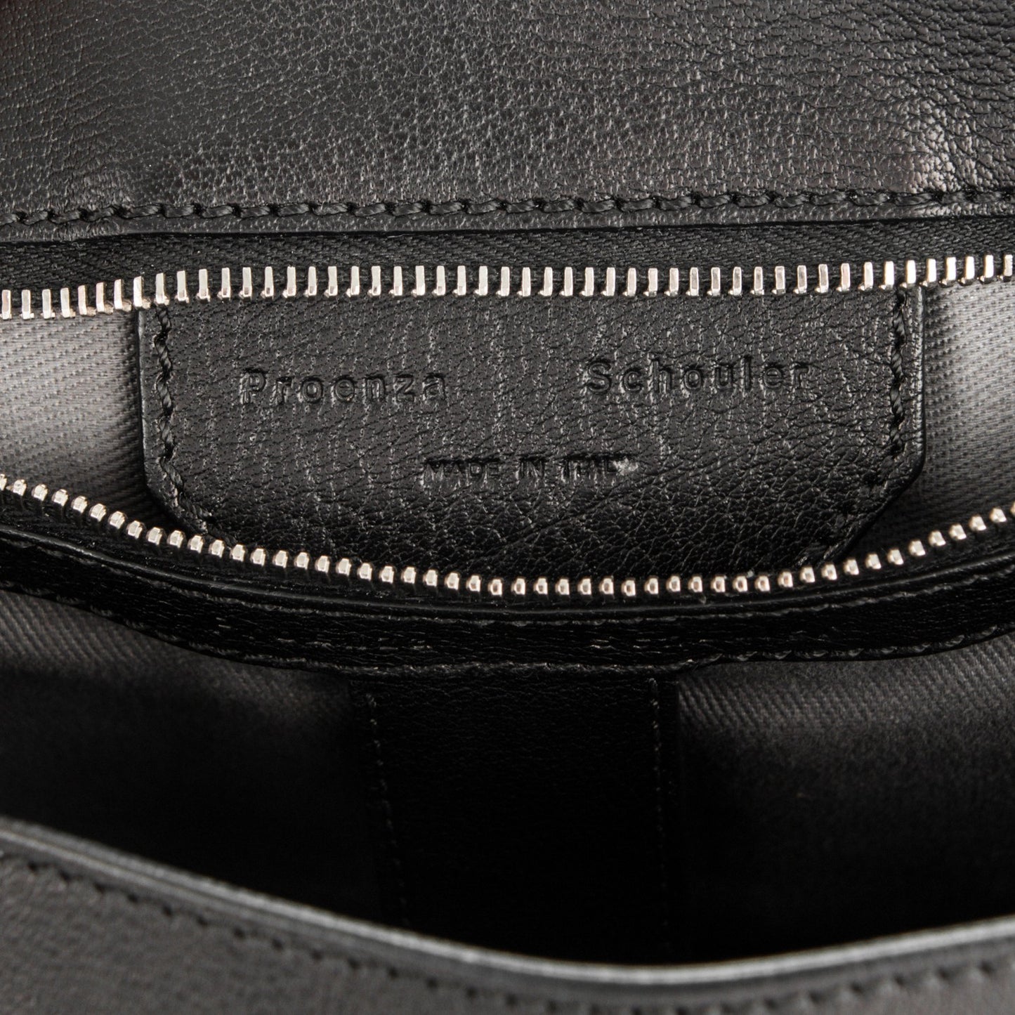 Lambskin PS1 Extra Large Satchel Black