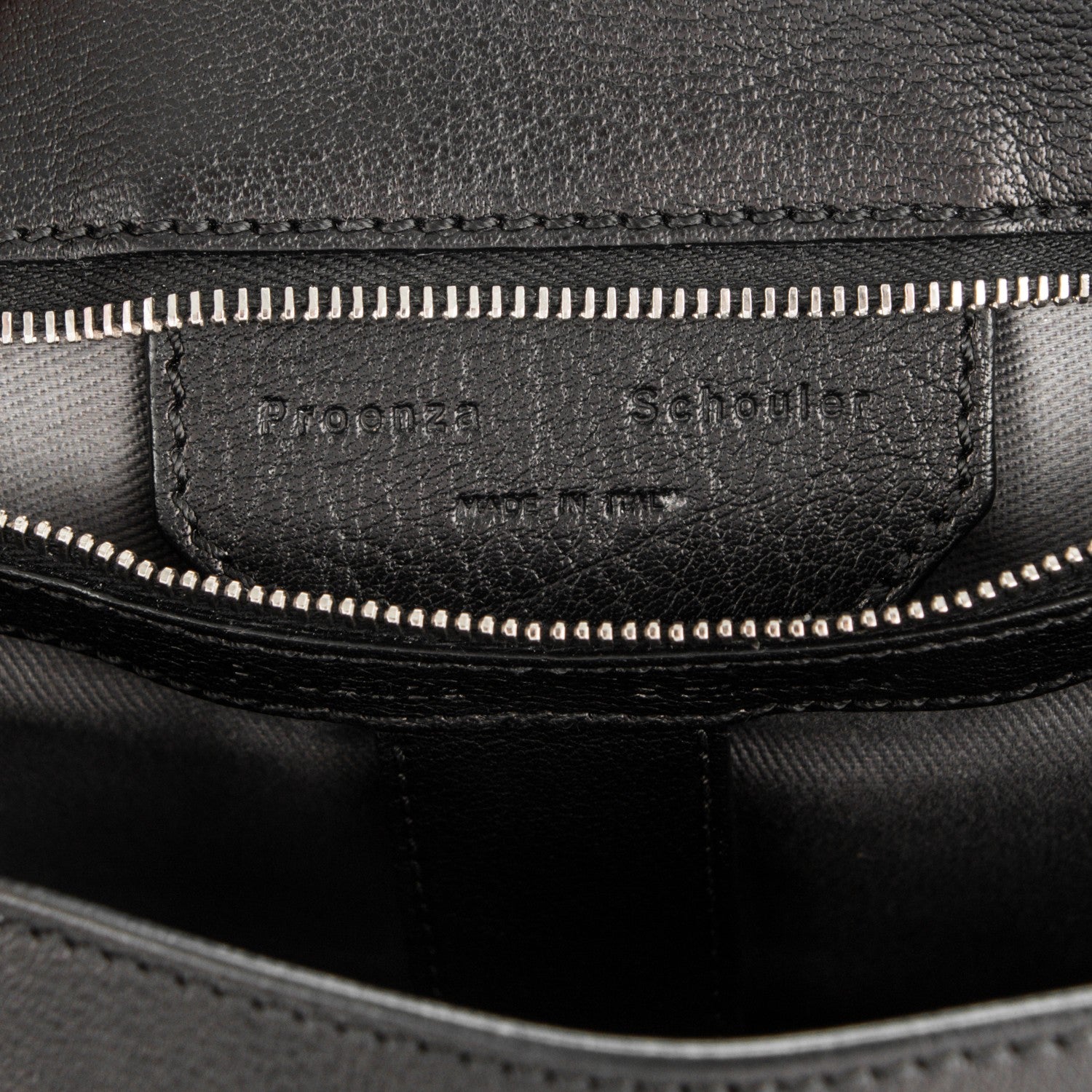 Proenza Schouler Lambskin PS1 Extra Large Satchel Black 6 of 10