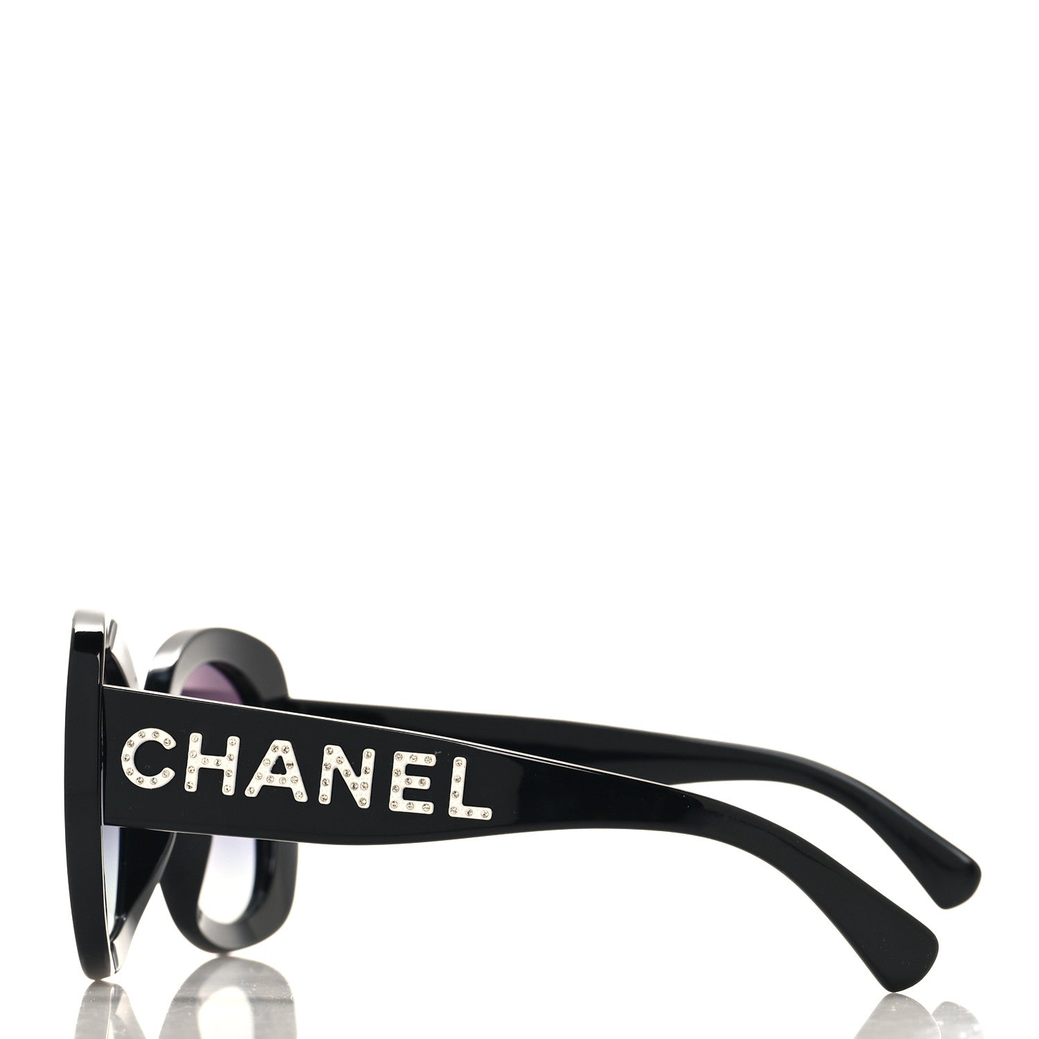 Chanel Acetate Sunglasses 71414A Black 3 of 7