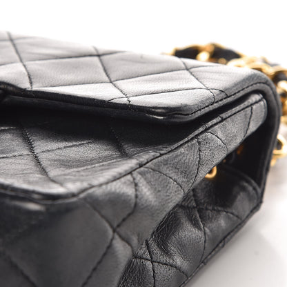 Chanel Lambskin Quilted Mini Square Flap Black 16 of 16