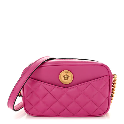 Versace Nappa Quilted La Medusa Camera Bag Orchid 1 of 10
