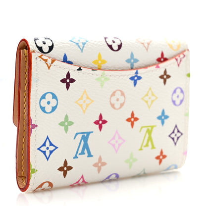 Louis Vuitton Monogram Multicolor Buisness Card Holder White 3 of 7