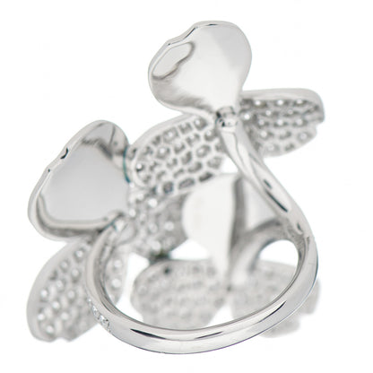 Tiffany Platinum Diamond Paper Flowers Cluster Ring 49 4.75 4 of 6