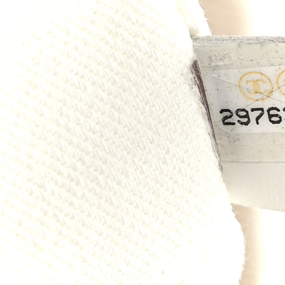 Chanel Canvas Pearl Medium Deauville Tote Ecru Beige 7 of 11