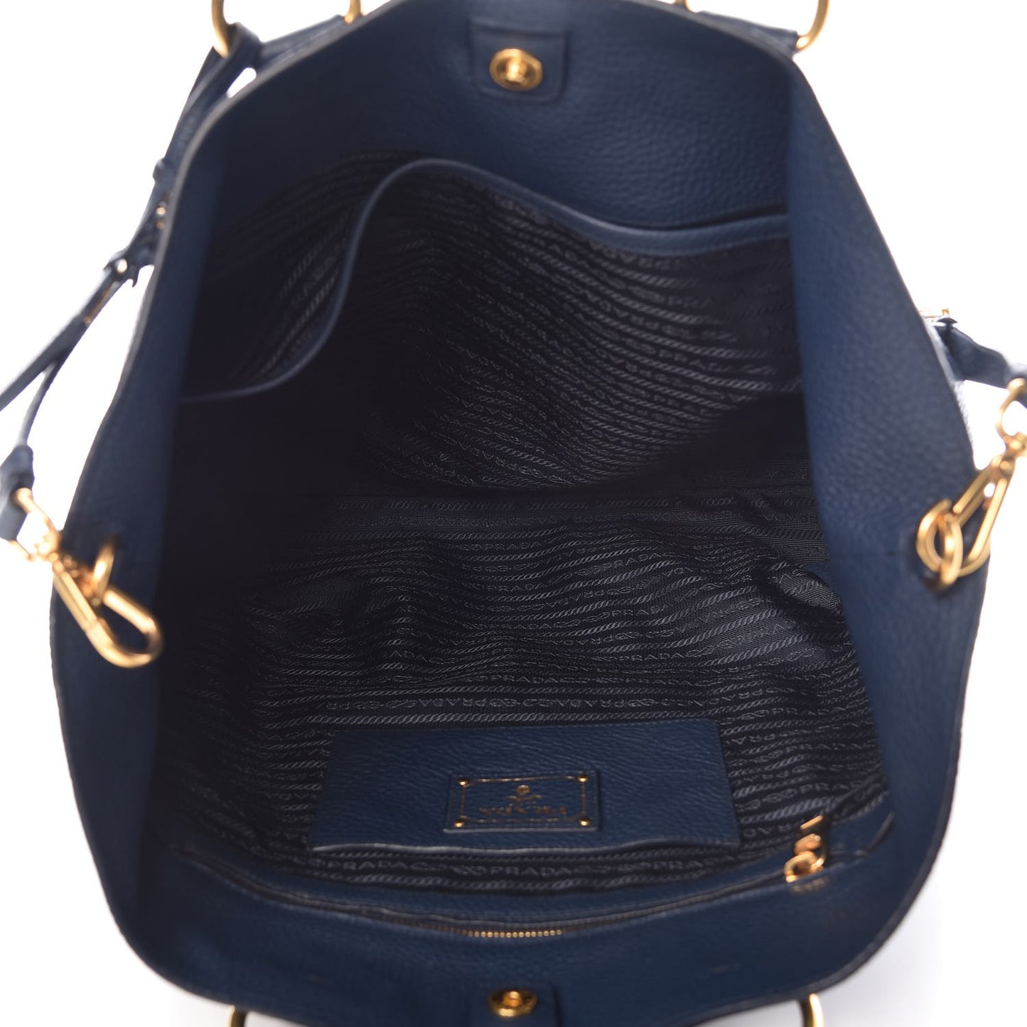Vitello Daino Tote Bluette