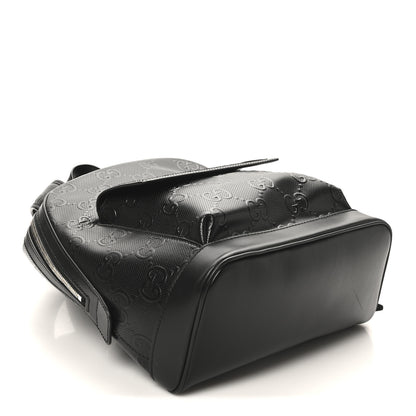 Gucci Calfskin GG Tennis Embossed Backpack Black 4 of 10