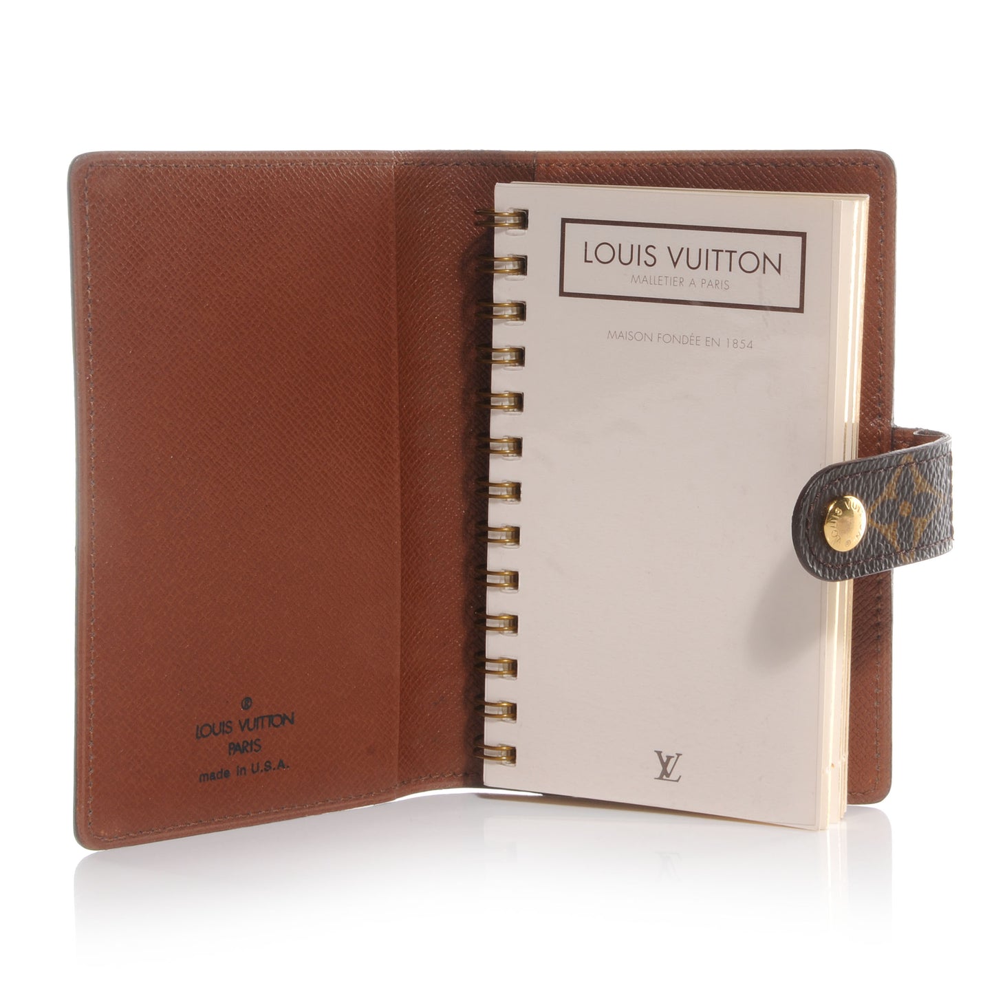 Monogram Mini Agenda Notebook Cover