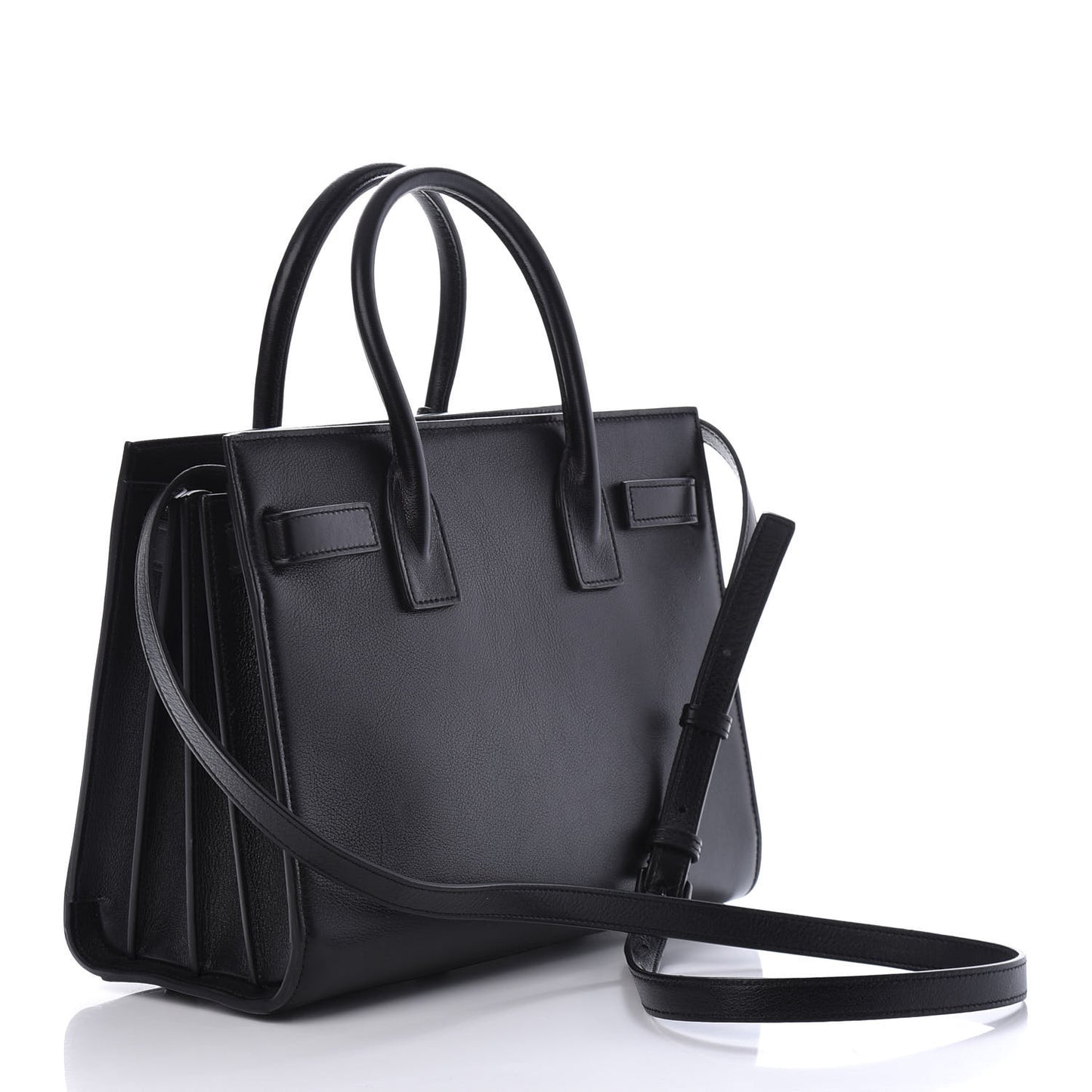 Calfskin Love Patchwork Baby Sac De Jour Black