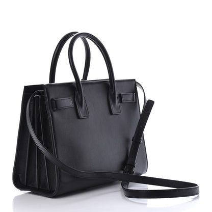 Saint Laurent Calfskin Love Patchwork Baby Sac De Jour Black 4 of 12