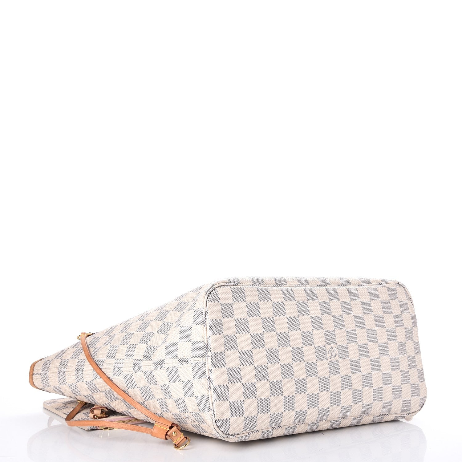 Louis Vuitton Damier Azur Neo Neverfull MM Rose Ballerine 4 of 10