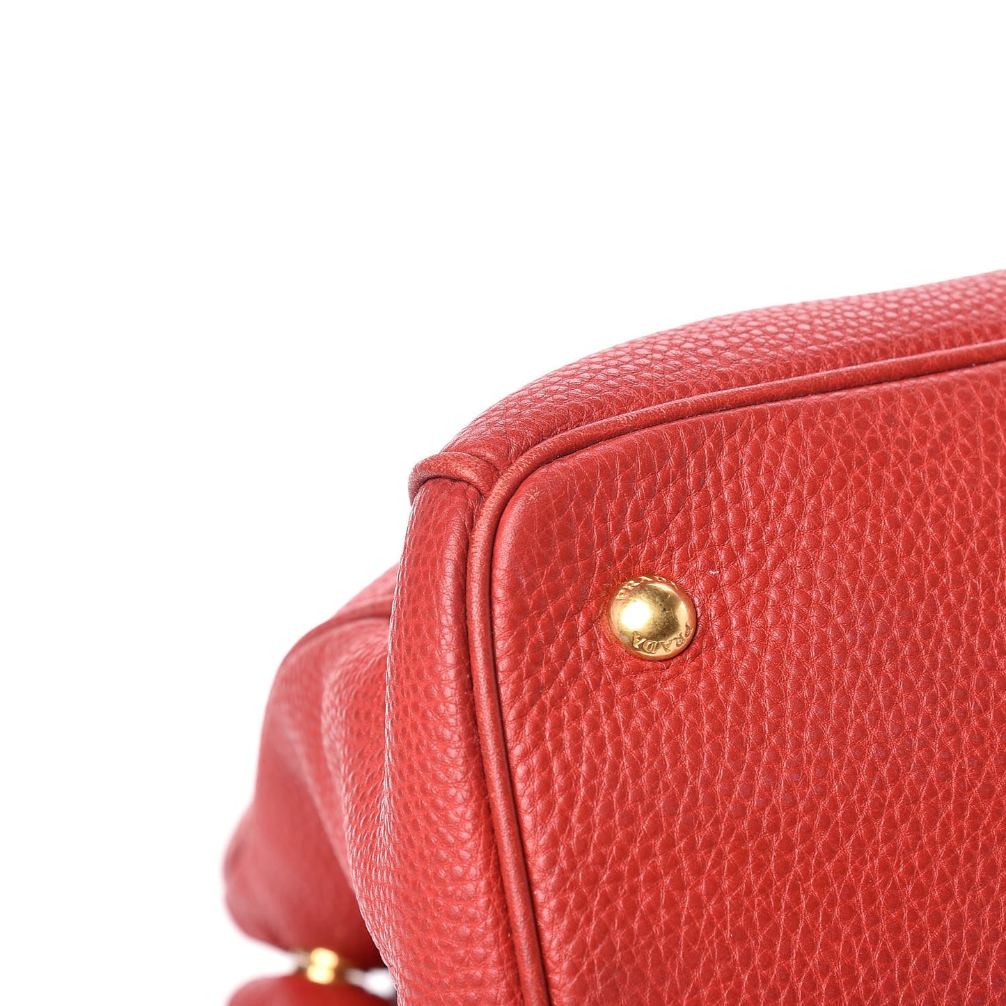 Vitello Daino Tote Rosso