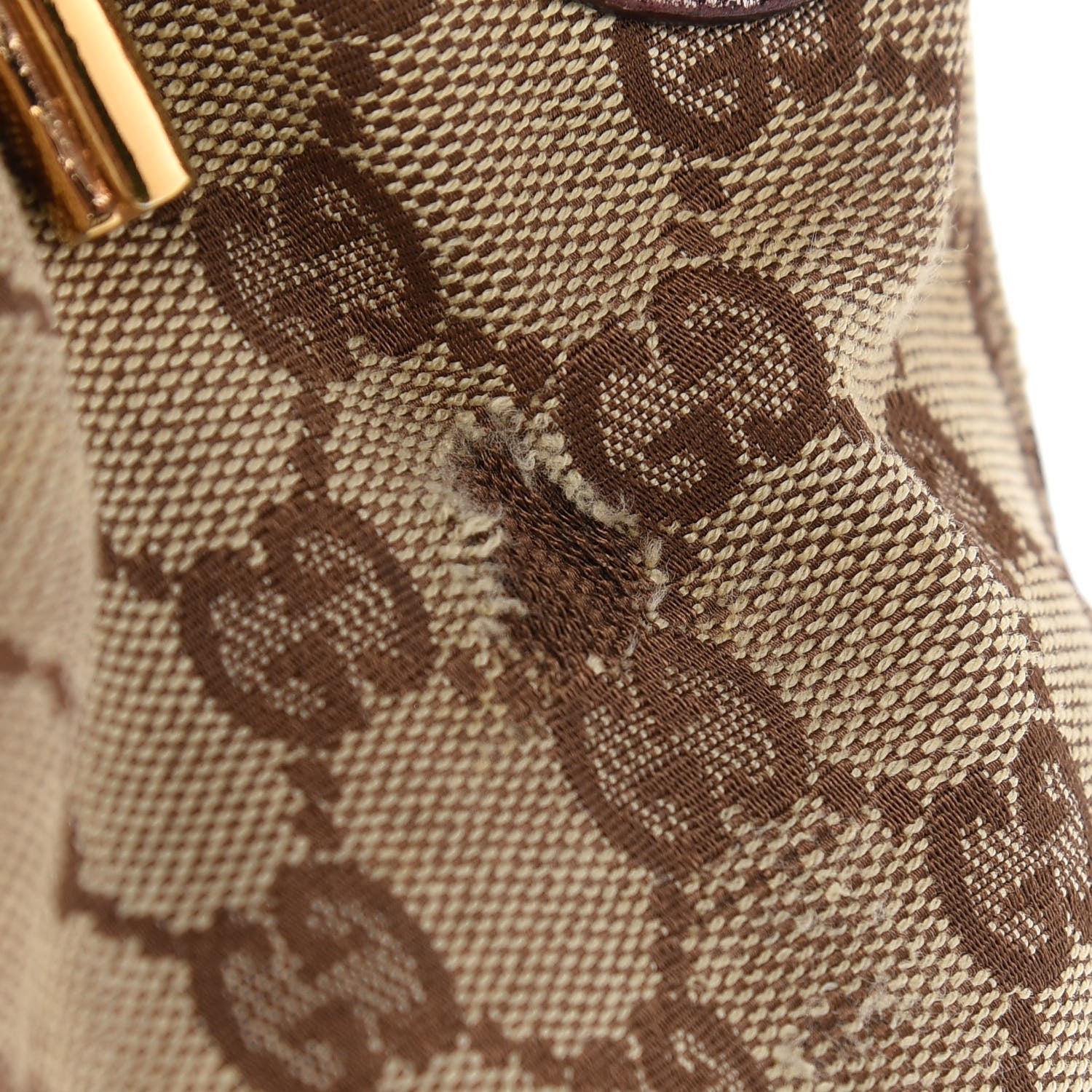 Gucci Monogram Bamboo Ring Hobo Aubergine 12 of 12