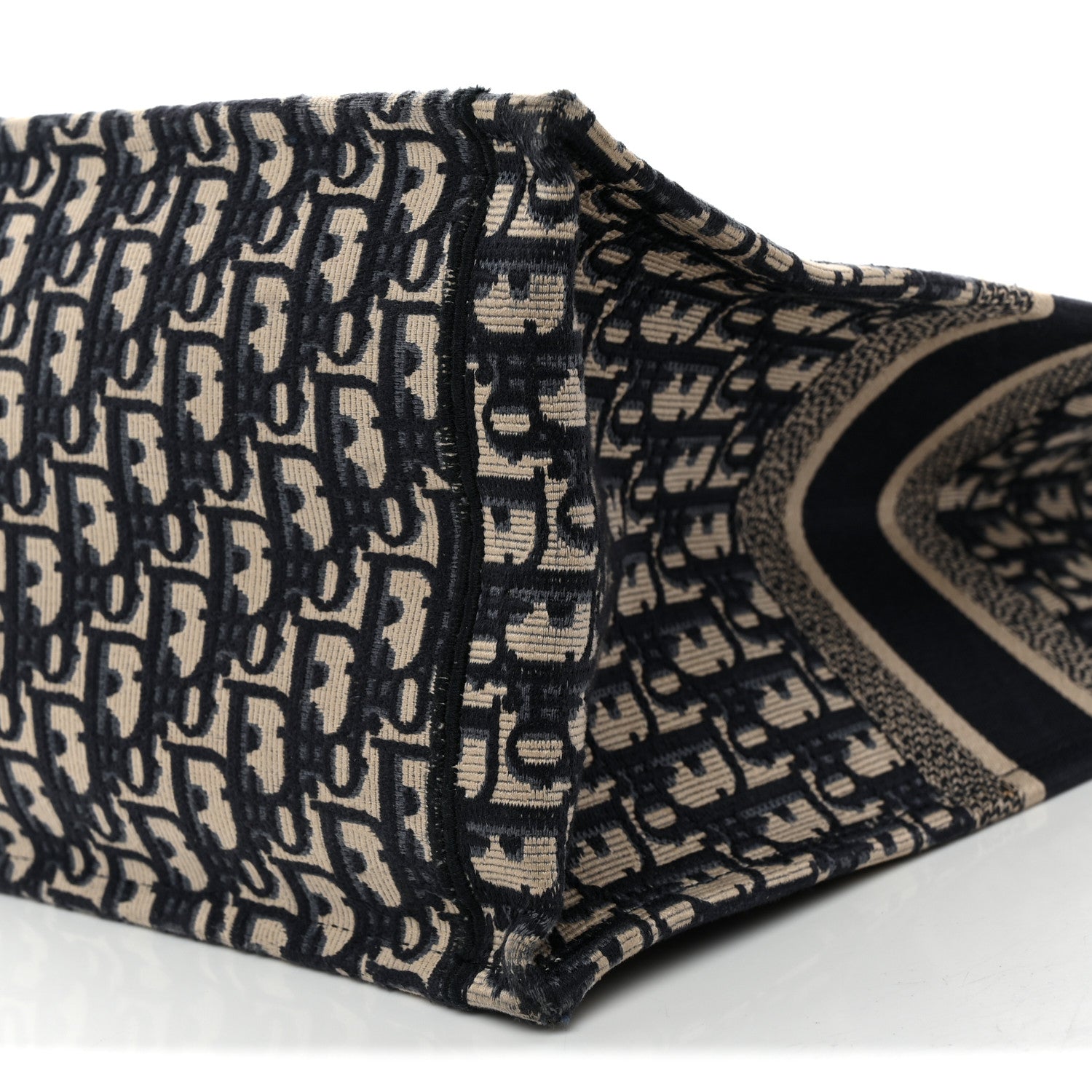 Christian Dior Oblique Large Book Tote Blue Multicolor 1891077