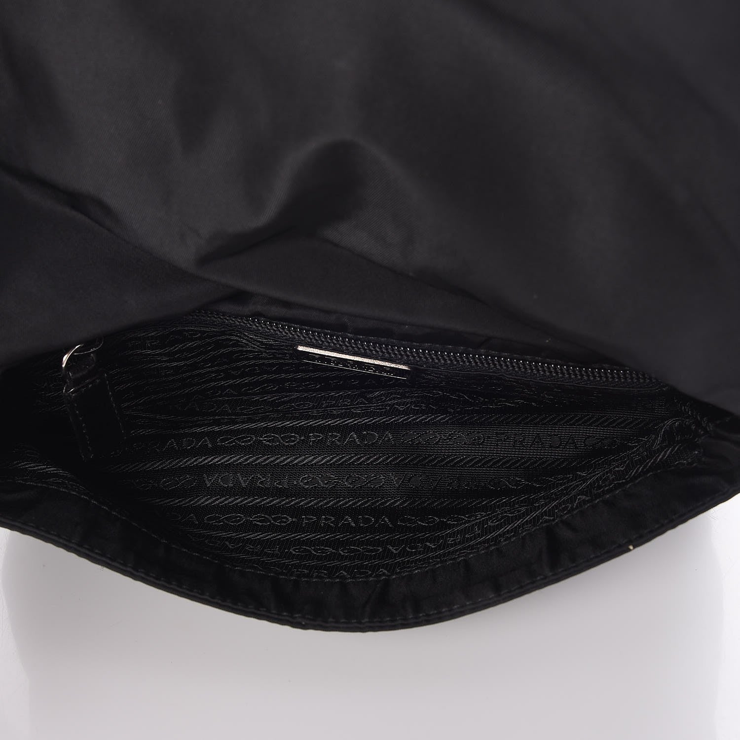 Prada Tessuto Nylon Shoulder Bag Nero Black 5 of 9