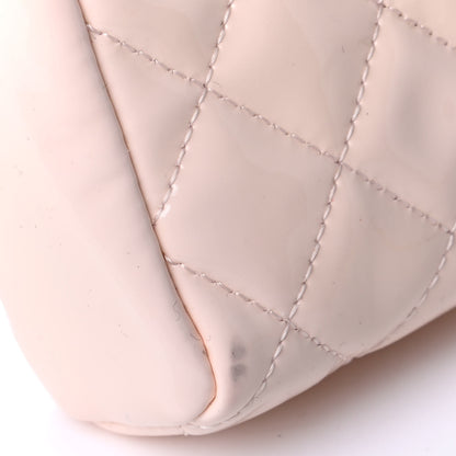 Chanel Patent Quilted Mini Phone Holder Clutch Light Pink 5 of 6