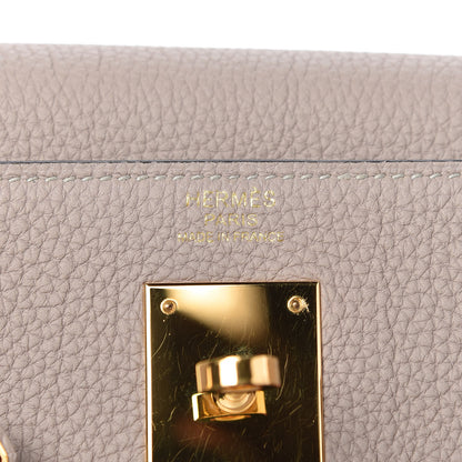 Hermes Togo Kelly Retourne 32 Gris Tourterelle 8 of 10
