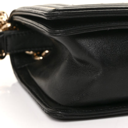 Chanel Lambskin Chain Quilted Medium Boy Flap Black 7 of 10