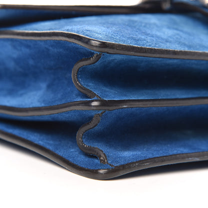 Gucci Suede Medium Dionysus Shoulder Bag Blue 12 of 16