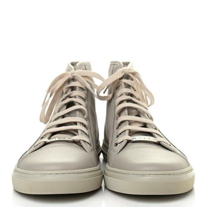 Gucci Calfskin Mens High Top Sneakers 12 Mystic White 2 of 4