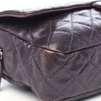 Chanel Iridescent Caviar Quilted Large Chic Flap Purple 12 of 16