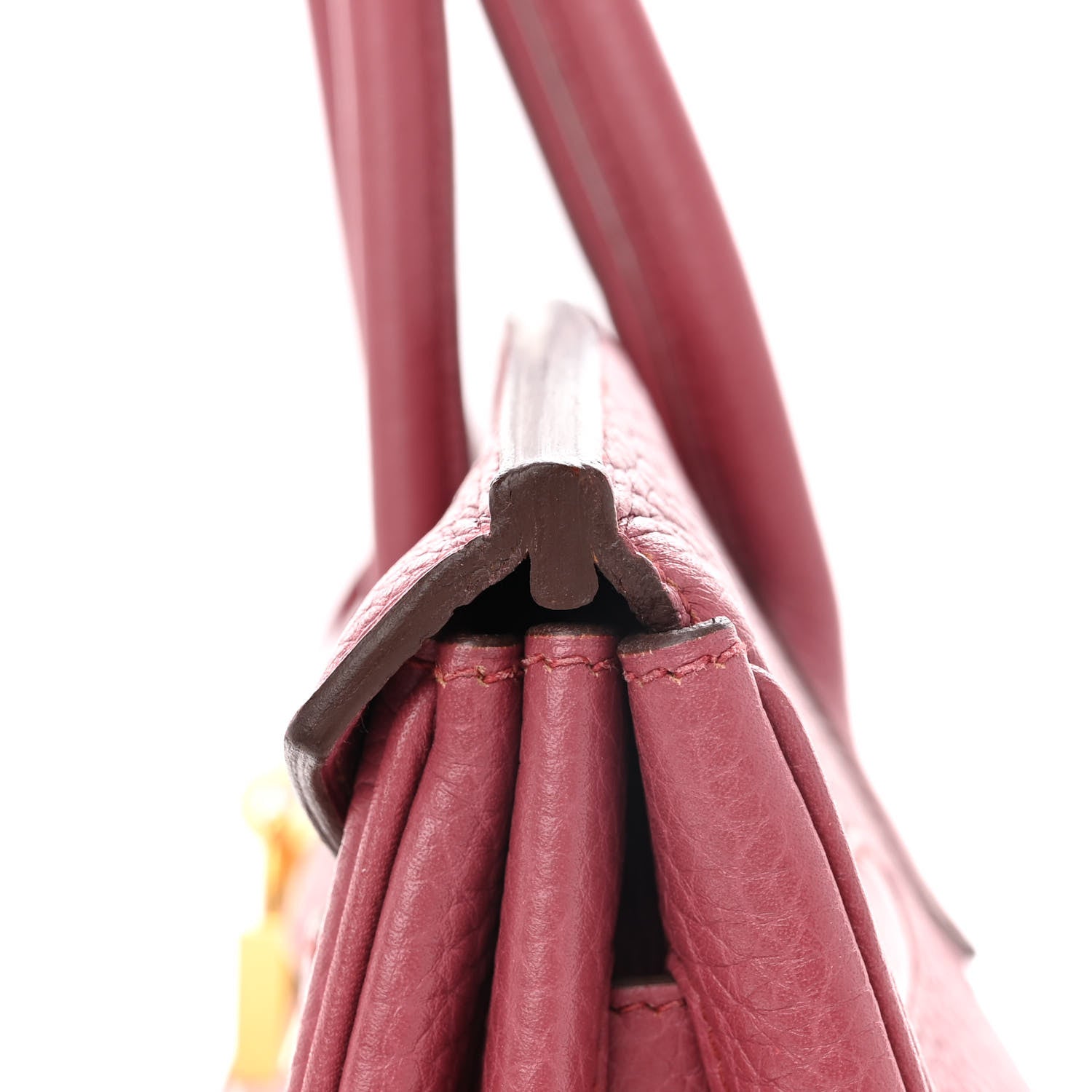 Hermes Taurillon Clemence Birkin 35 Bois de Rose 11 of 12
