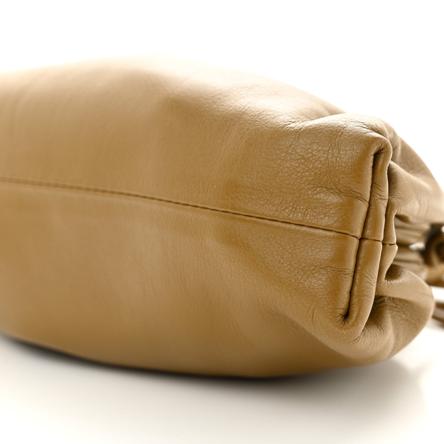 Butter Calfskin The Mini Pouch Moutarde