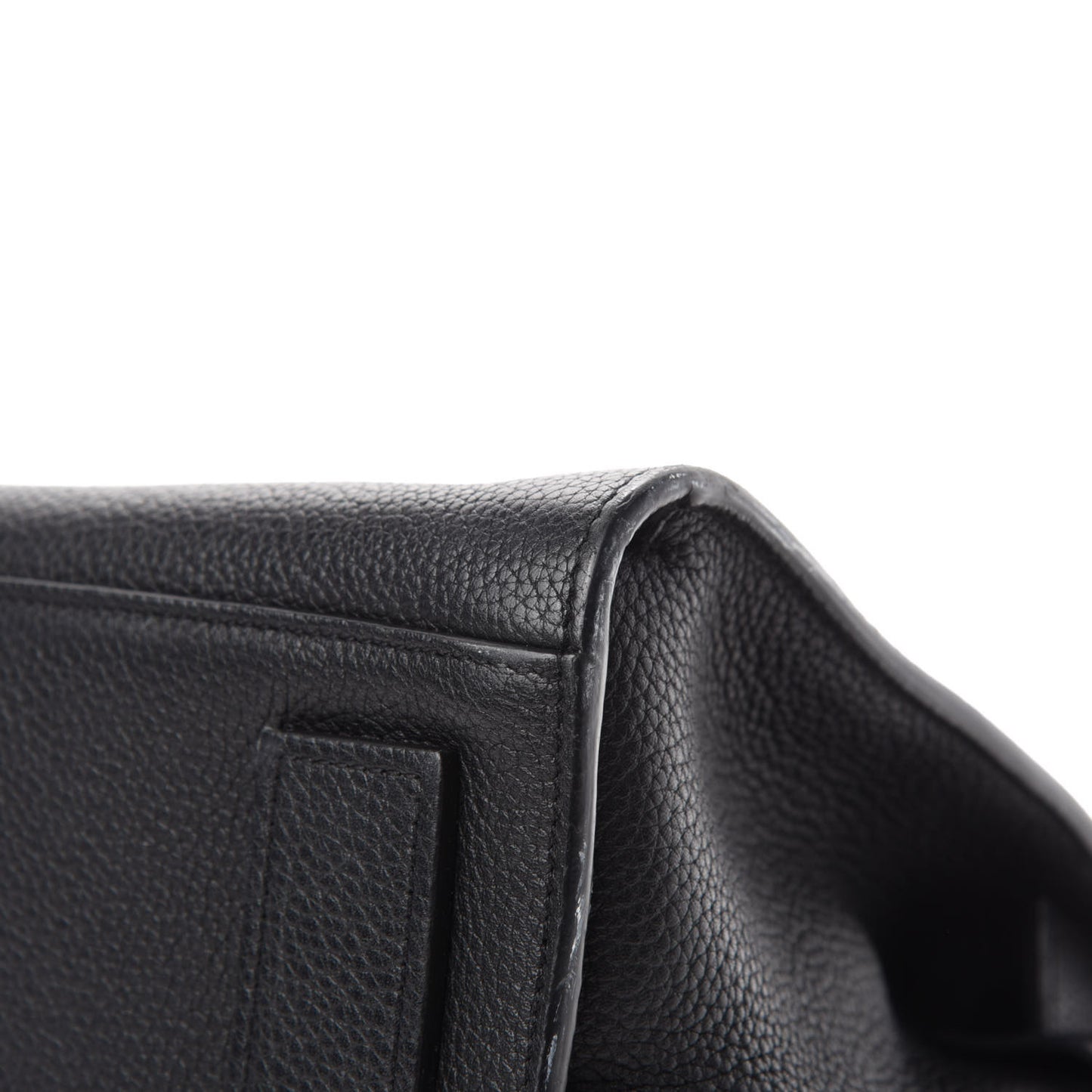 Grained Calfskin Baby Supple Sac De Jour Black