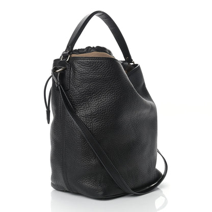 Burberry Grainy Calfskin Medium Susanna Hobo Black 3 of 13